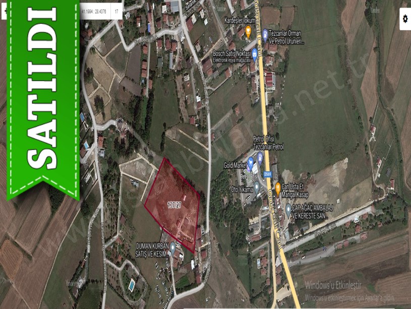 Çatalca Gökçeali,de Satılık Arsa , 250 M2 Şehir Merkezinde, Evlerin Yakını
