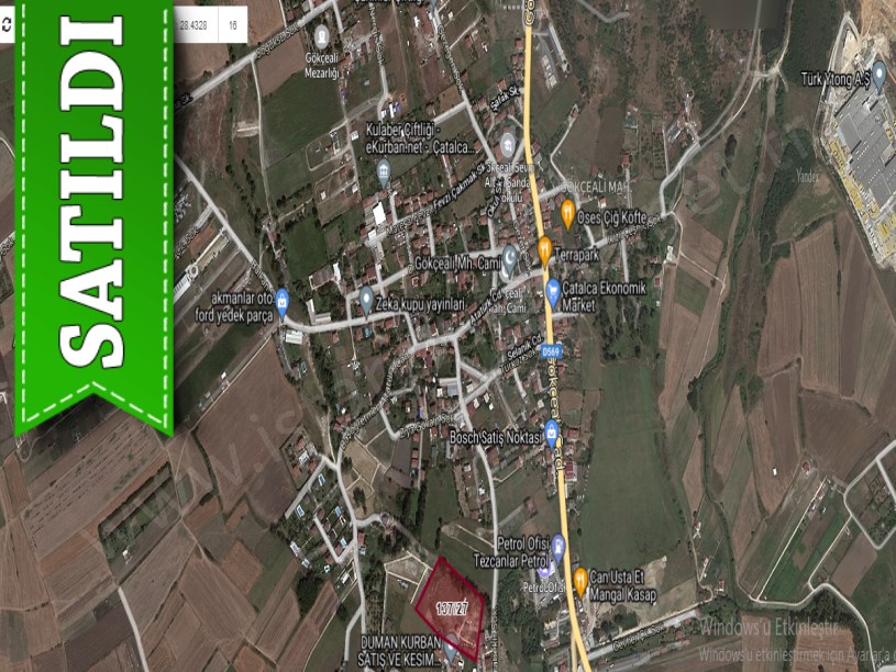 Çatalca Gökçeali,de Satılık Arsa , 250 M2 Şehir Merkezinde, Evlerin Yakını
