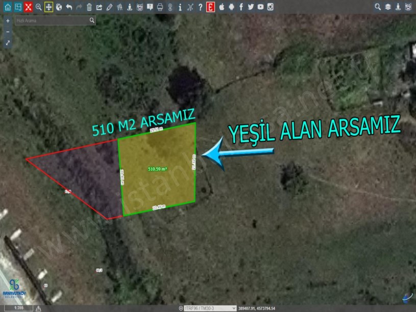 YATIRIMCISINA MÜKKEMMEL ÖTESİ KONUMDA KUPON ARSA