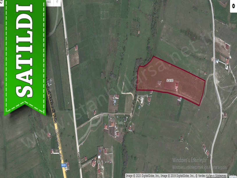 Çatalca Binkılıç,ta Satılık Arsa , 960 M2 Evlerin Bitişiği Çevrili
