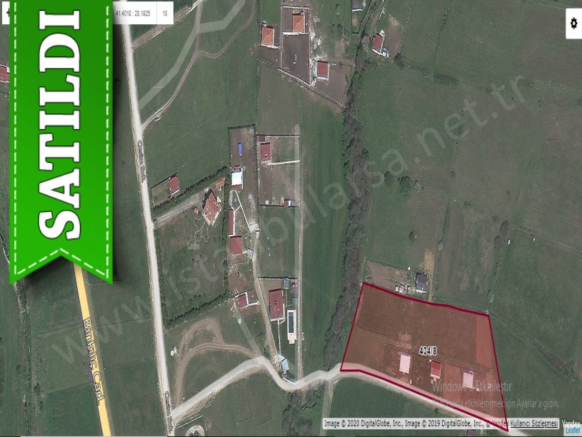 Çatalca Binkılıç,ta Satılık Arsa , 730 M2 Çevrili Evlerin Yakını