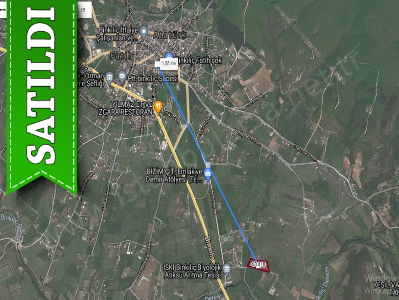Çatalca Binkılıç,ta Satılık Arsa , 730 M2 Çevrili Evlerin Yakını