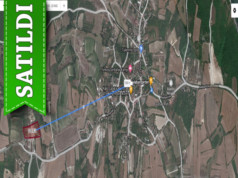 Arnavutköy Balaban,da Satılık Arsa ,  210 M2 Hisseli Çevrili