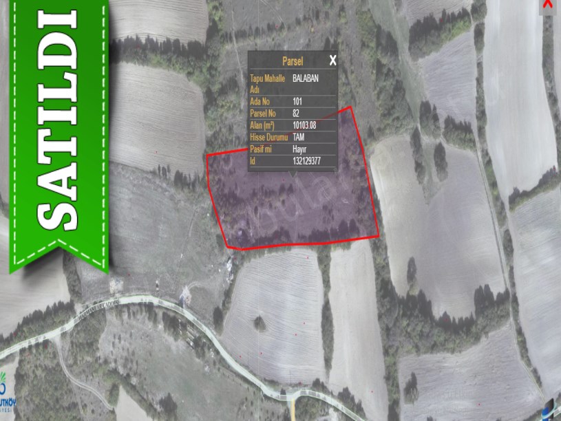 Arnavutköy Balaban,da Satılık Arsa ,  210 M2 Hisseli Çevrili