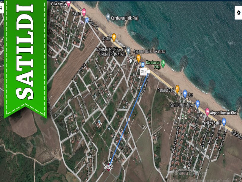 Arnavutköy Karaburun,da Satılık Arsa , 500 M2 Müstakil