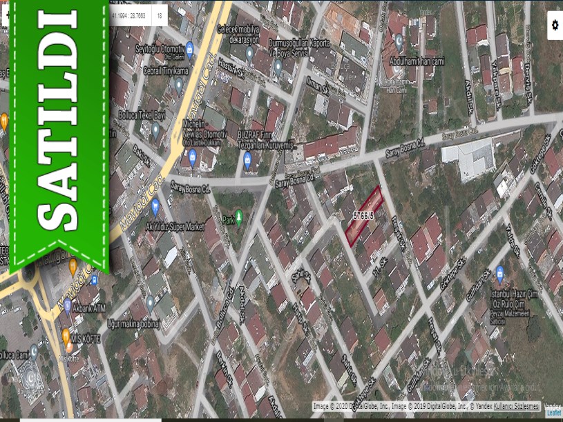 Arnavutköy Boğazköyde  Satılık Arsa , 465 M2 Konut imarlı Müstakil 