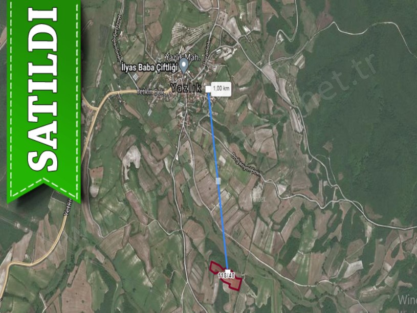 Çatalca Yazlıkköy,de Satılık  Arsa ,  2,690 M2  Çaplı 