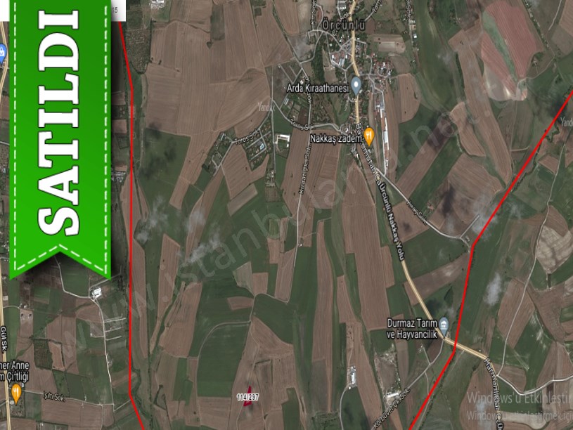 Çatalca Örcünlüde Satılık Arsa , 452 M2 Hisseli Çaplı