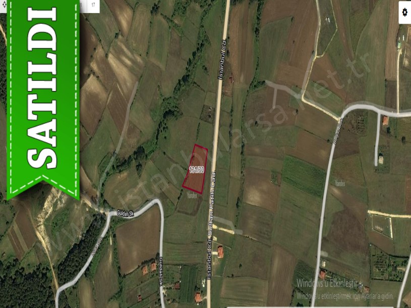 Çatalca Çiftlikköy,de Satılık Arsa , 240 M2 Asfalta Cephe