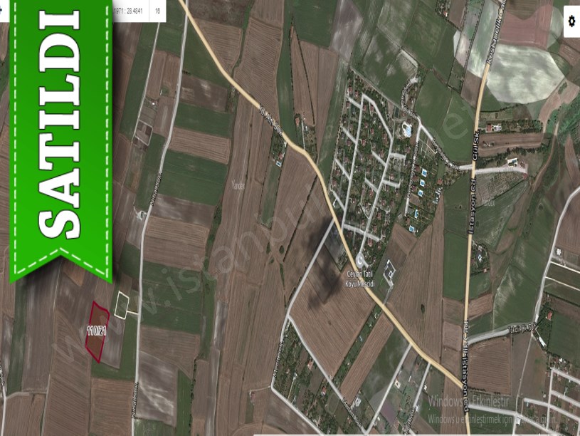 Çatalca Oklalıda Satılık Arsa , 252 M2 Hisseli  Çaplı