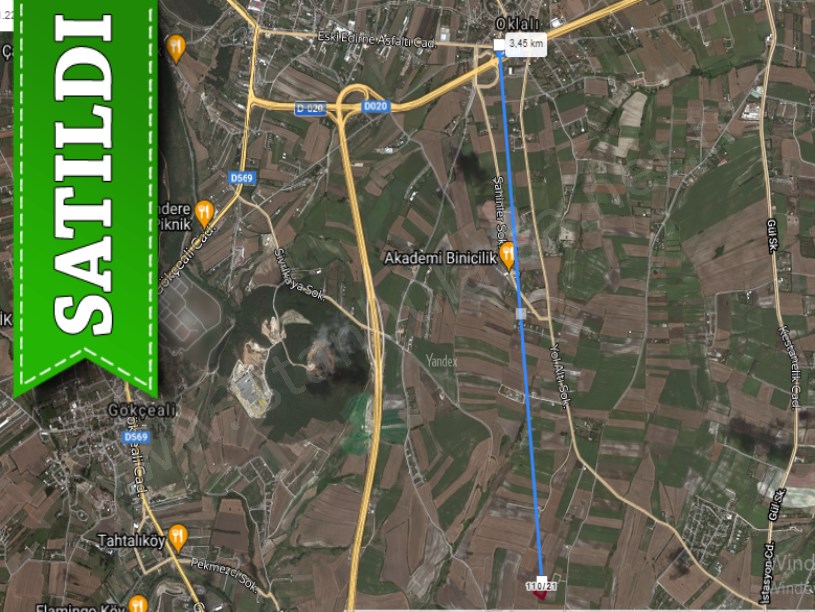 Çatalca Oklalıda Satılık Arsa , 252 M2 Hisseli  Çaplı