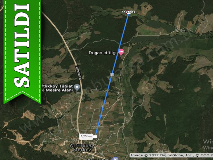 Çatalca Çiftlikköy,de Satılık Arsa , 340 M2 Hisseli Çaplı