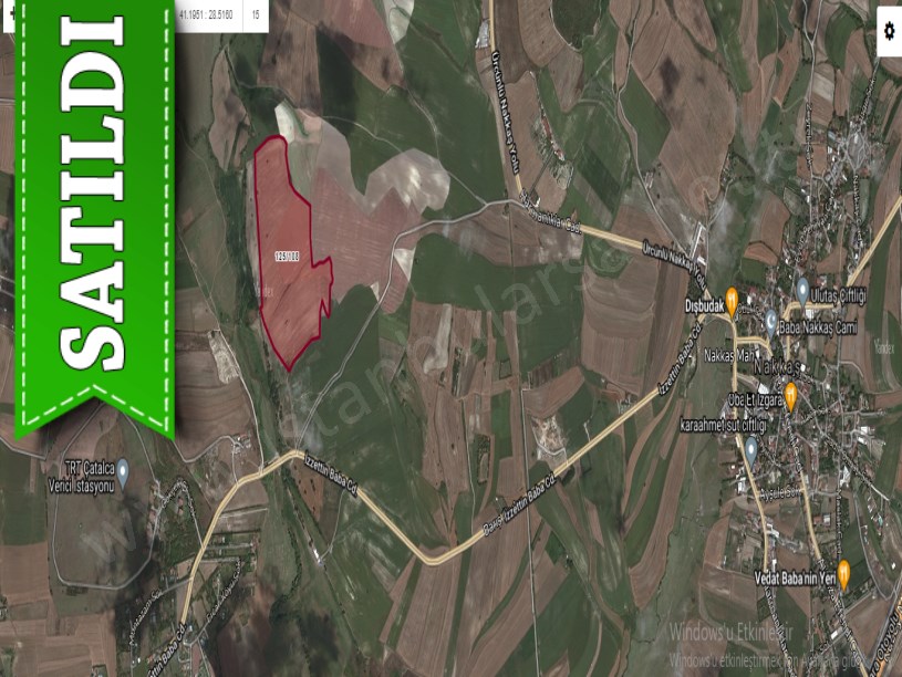 Çatalca Nakkaş,ta  Satılık  Arsa , 230 M2 Hisseli