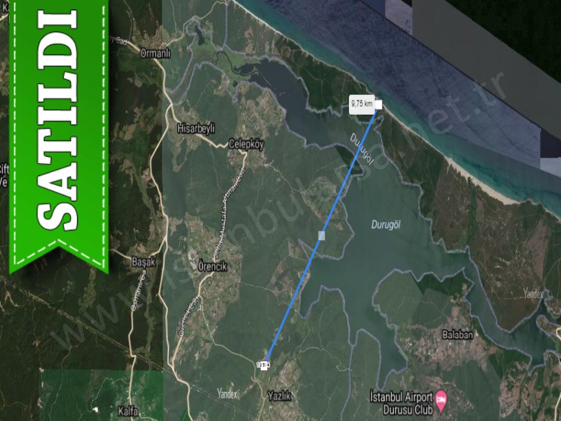 Çatalca Yazlıkköy,de Satılık  Arsa  , 1,395 M2  Çaplı Çevrili