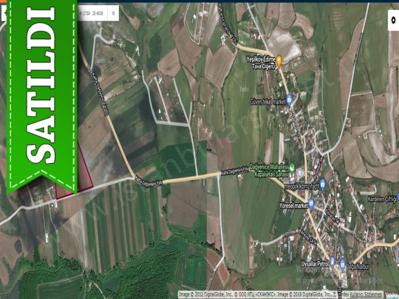  Çatalca Dağyenice,de Satılık  Arsa , 389 M2 Hisseli