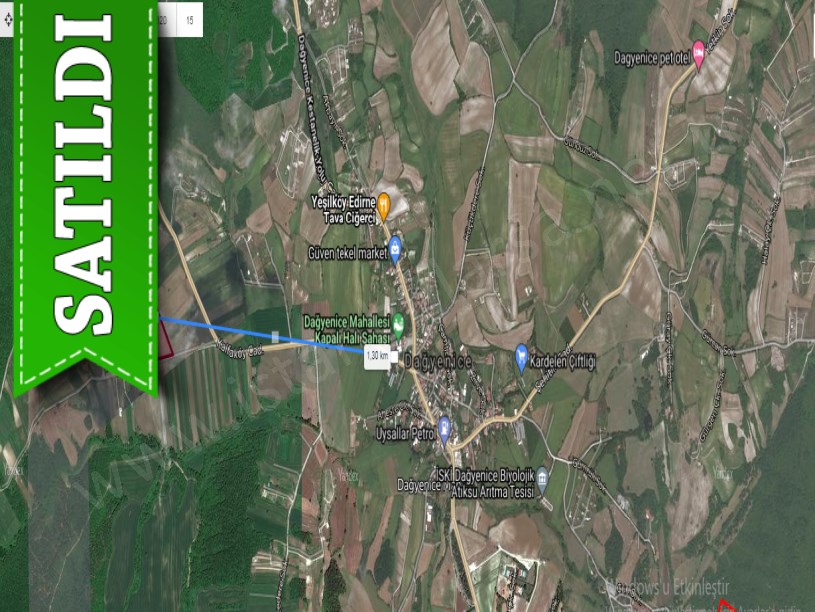  Çatalca Dağyenice,de Satılık  Arsa , 389 M2 Hisseli