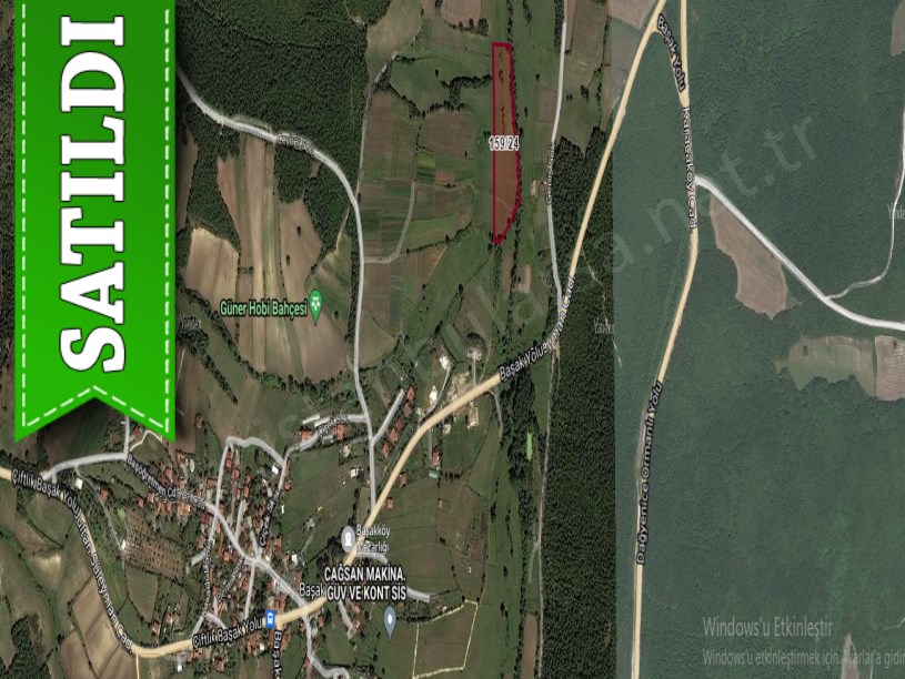 Çatalca Başakköy ,de Satılık Arsa  , 1,942 m2 Çaplı Köye Yakın
