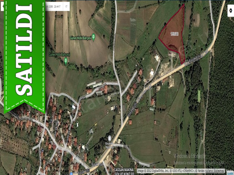 Çatalca Başakköy ,de Satılık Arsa 445 M2 Köye Yakın 
