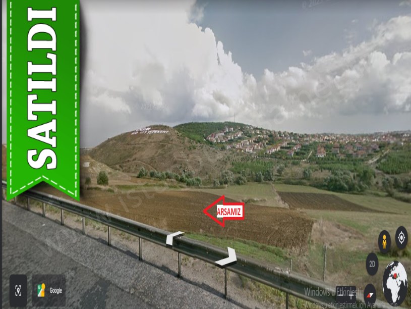 Çatalca Muratbey,de Satılık Arsa , 321 M2 Tem Otoyoluna Cephe