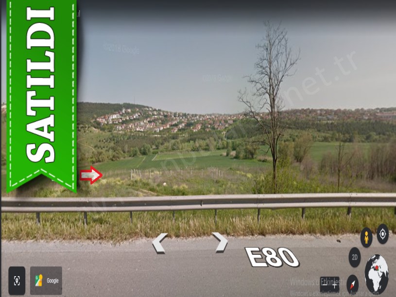 Çatalca Muratbey,de Satılık Arsa , 321 M2 Tem Otoyoluna Cephe