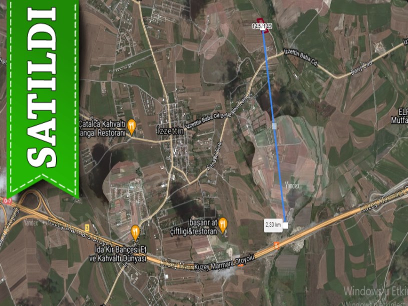 Çatalca İzzettin,de Satılık Arsa , 246 M2 Hisseli Yolu Var.