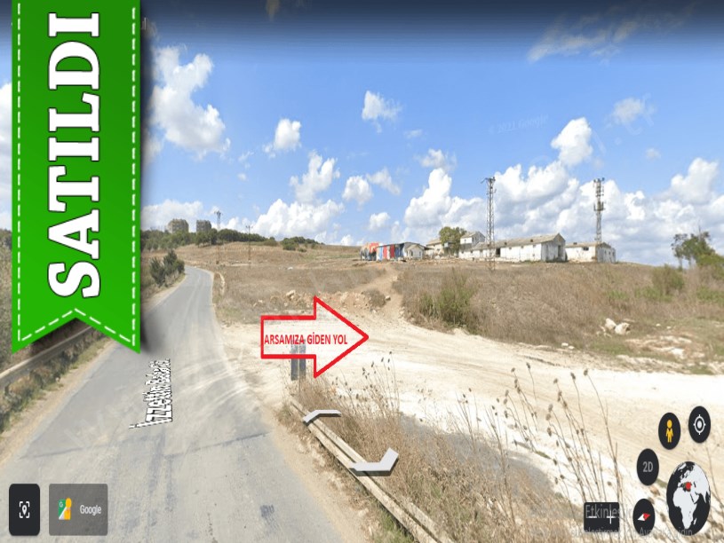 Çatalca İzzettin,de Satılık Arsa ,  410 M2 Yolu Var 