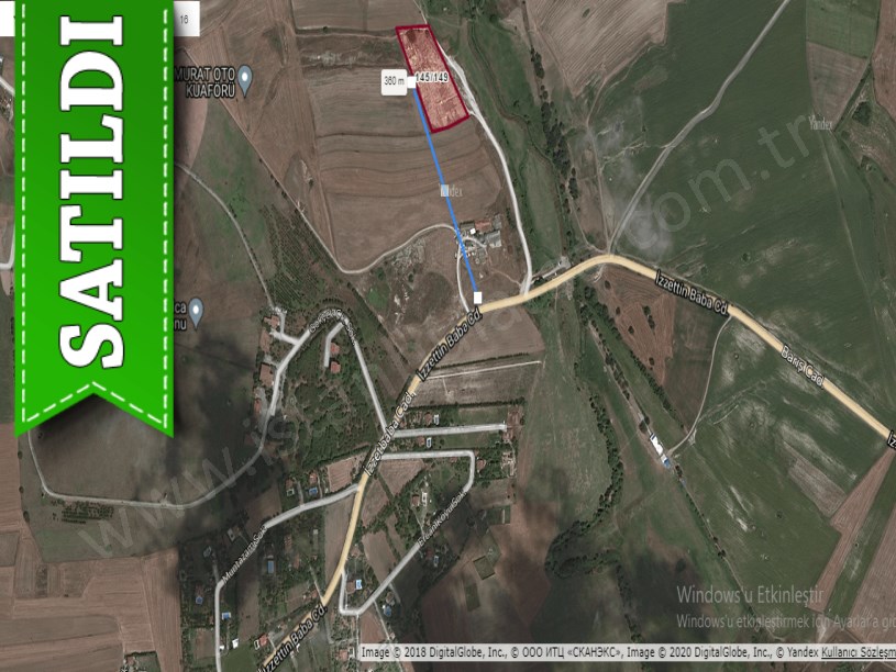 Çatalca İzzettin,de Satılık Arsa ,  410 M2 Yolu Var 