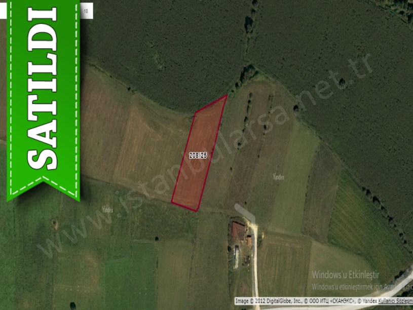 Çatalca Çiftlikköy,de Satılık Arsa ,  323 M2 Çevrili Çaplı