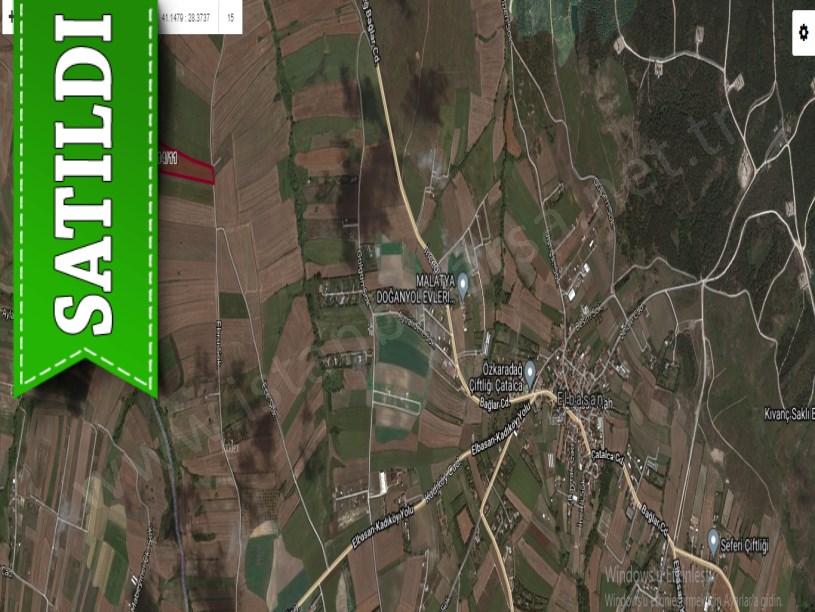 Çatalca Elbasan,da Satılık Arsa , 1,666 M2 Hisseli