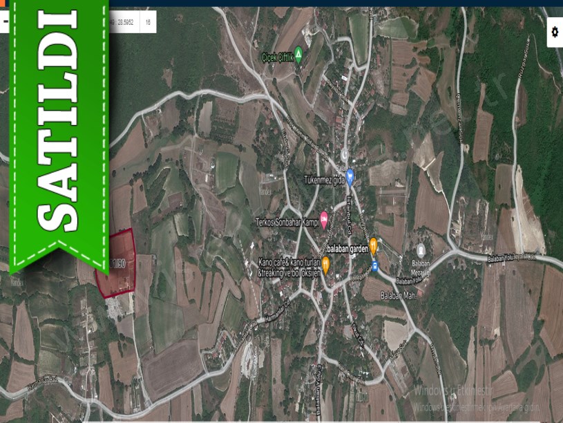 Arnavutköy Balabanda Satılık Arsa ,  987 M2 Çevrili
