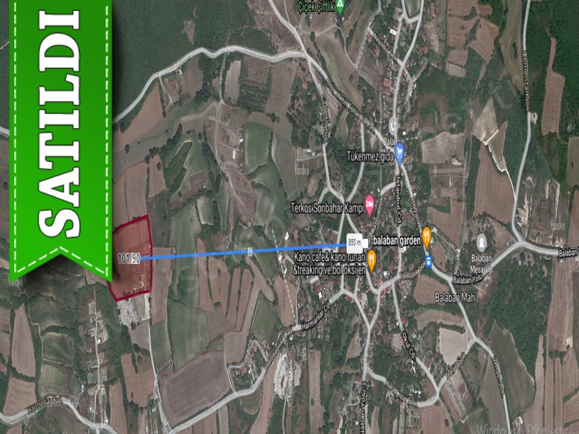 Arnavutköy Balabanda Satılık Arsa ,  987 M2 Çevrili