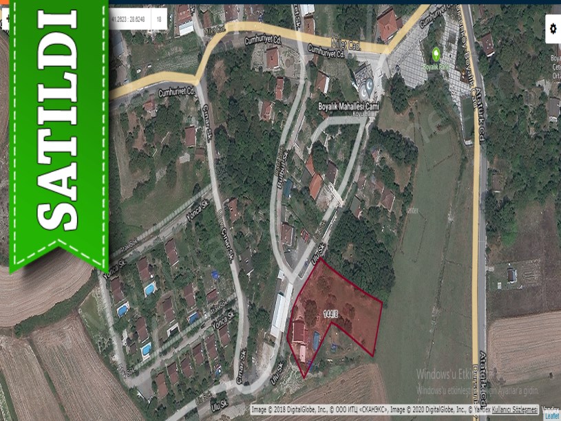 Arnavutköy Boyalıkta Satılık Arsa , 500 M2 İmarlı Hisseli