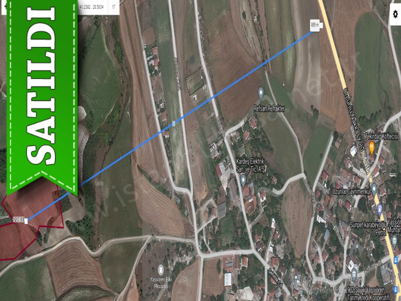 Arnavutköy Yassıörende Satılık Arsa , 370 M2 Hisseli
