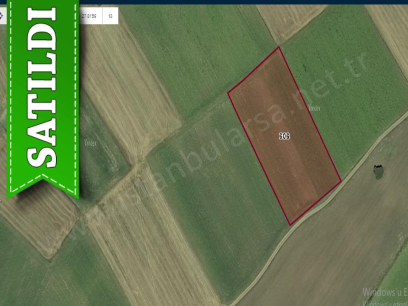 Tekirdağ Saray Yuvalıda Satılık Arsa , 1,070 M2 Yolu Var Çaplı