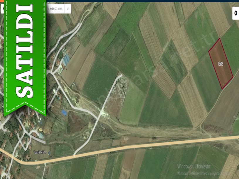 Tekirdağ Saray Yuvalıda Satılık Arsa , 1,070 M2 Yolu Var Çaplı