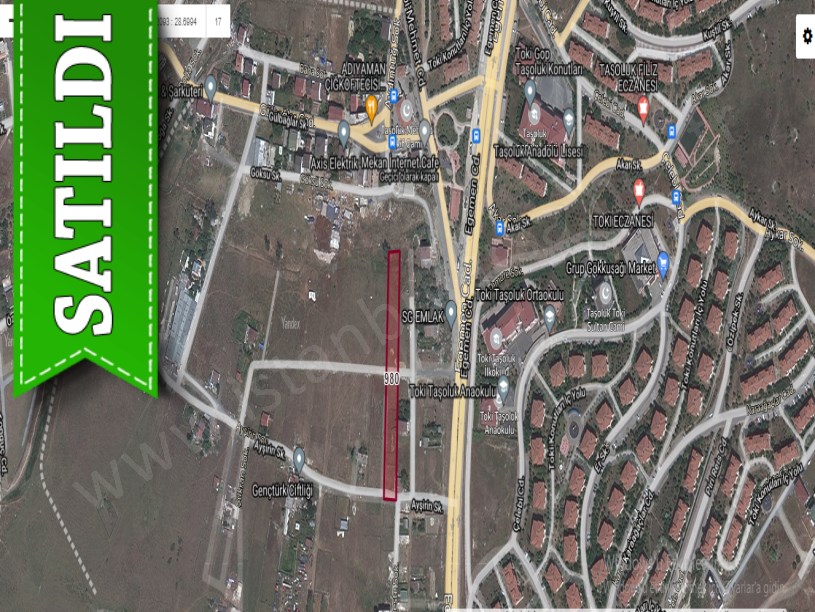 Arnavutköy Taşolukta Satılık Arsa , 202 M2 Hisseli