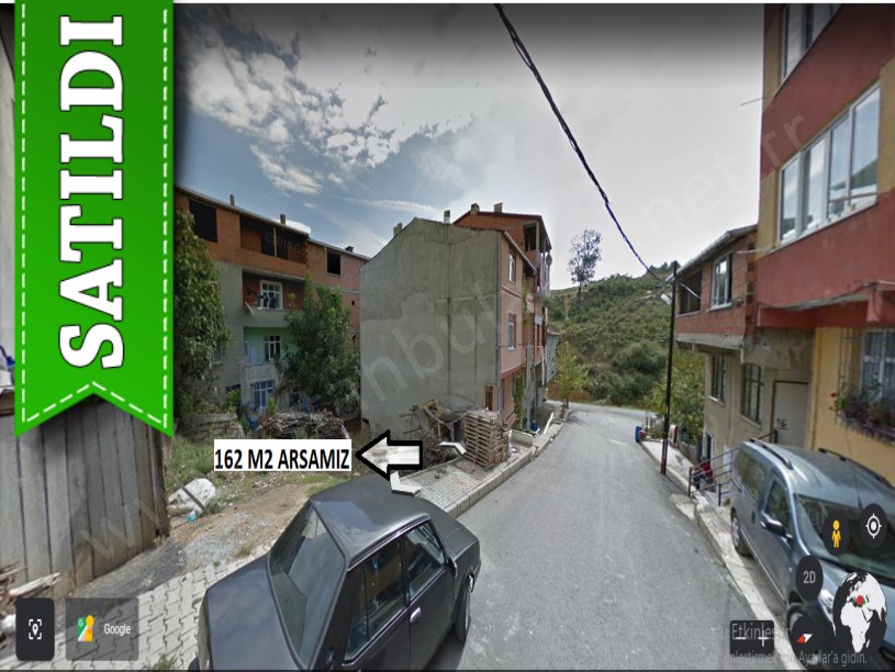 Arnavutköy Boğazköyde  Satılık Arsa , 162 M2 Konut imarlı Müstakil 
