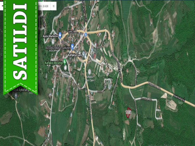 Çatalca Kalfada Satılık Arsa , 399 m2 Hisseli