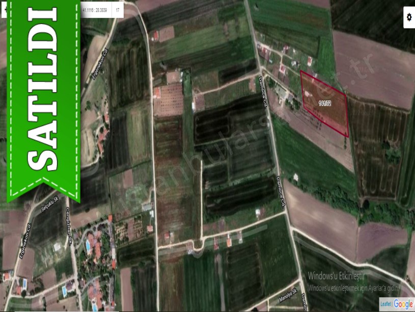 Çatalca Ovayenicede Satılık Arsa , 373 M2 Evlerin Yakını Muvafakatnameli