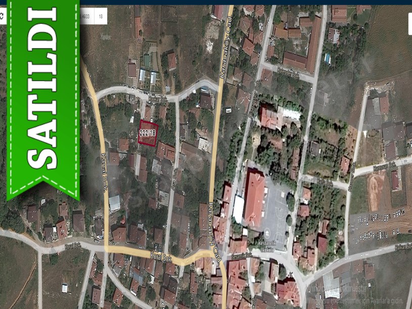 Çatalca Kestanelikte Satılık Arsa , 405 M2 Köy İçi İmarlı Arsa