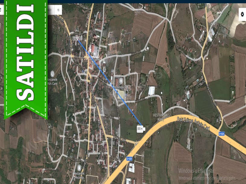 Çatalca Kestanelikte Satılık Arsa , 405 M2 Köy İçi İmarlı Arsa