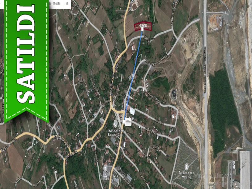 Arnavutköy Tayakadında Satılık Arsa , 159 m2 İmarlı Hisseli