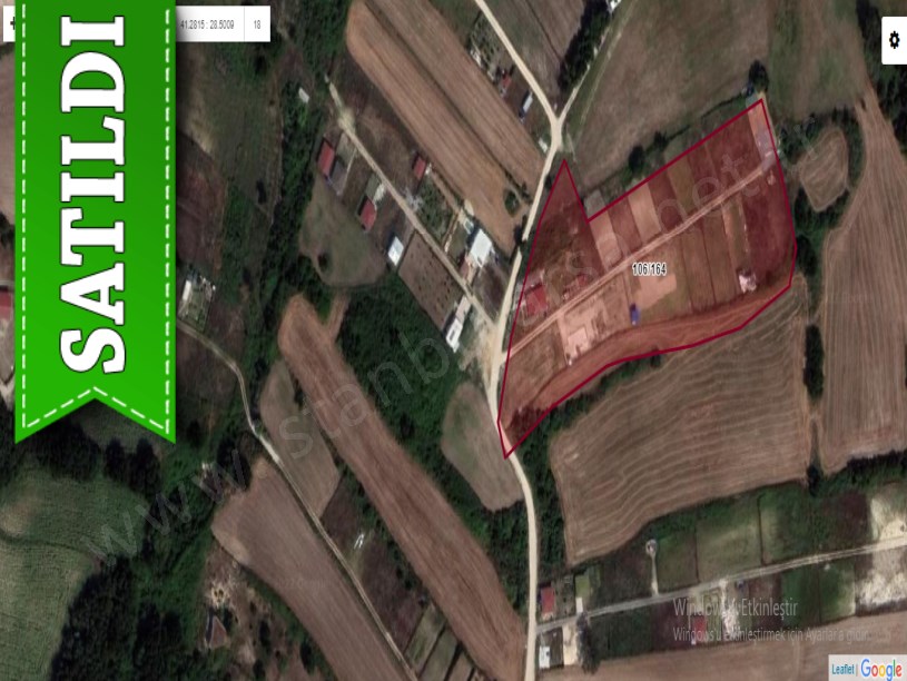 Çatalca Dağyenicede Satılık  Arsa , 566 M2 Hisseli İçerisinde Yapı Var 