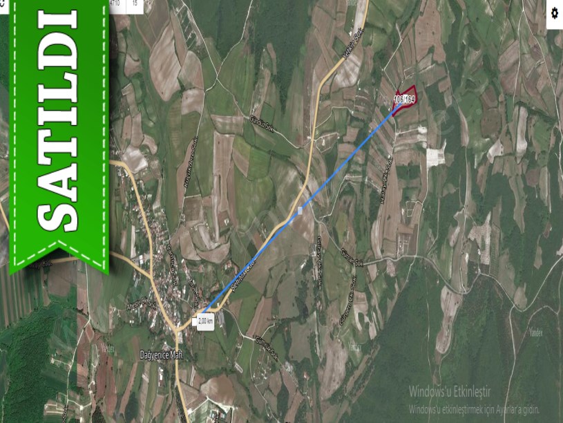 Çatalca Dağyenicede Satılık  Arsa , 566 M2 Hisseli İçerisinde Yapı Var 