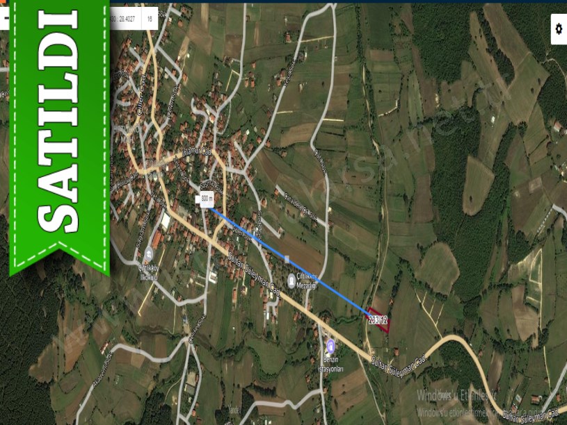 Çatalca Çiftlikköyde Satılık Arsa , 400 M2 Çaplı Çevrili