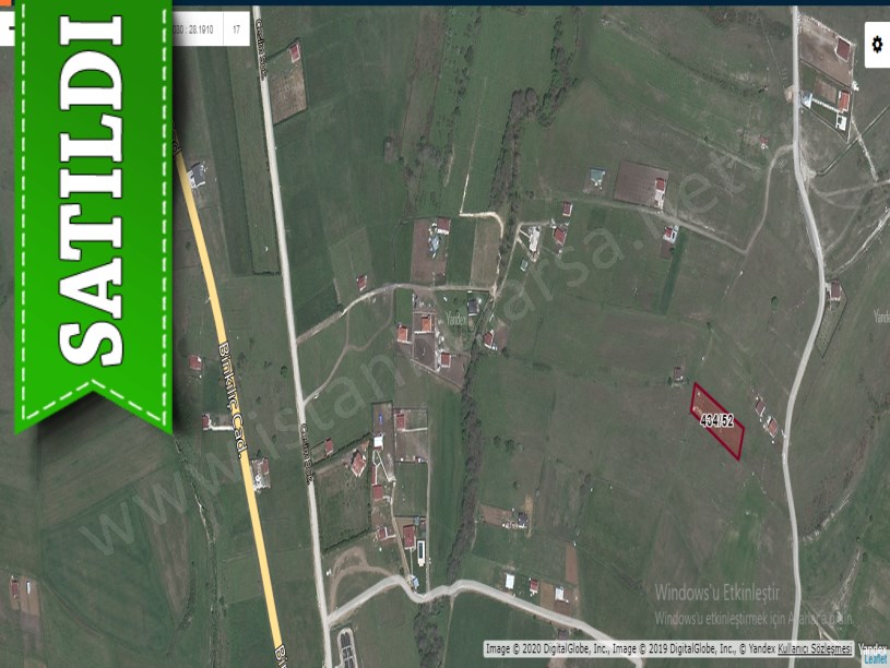 Çatalca Fatihte Satılık Arsa , 520 m2 Hisseli 