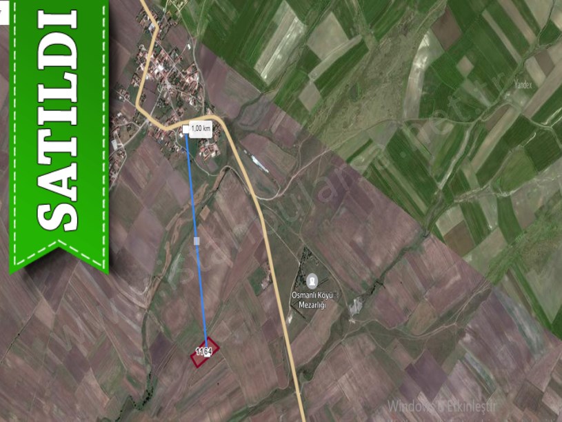 Tekirdağ Saray Osmanlıda Satılık Arsa , 290 m2 Hisseli