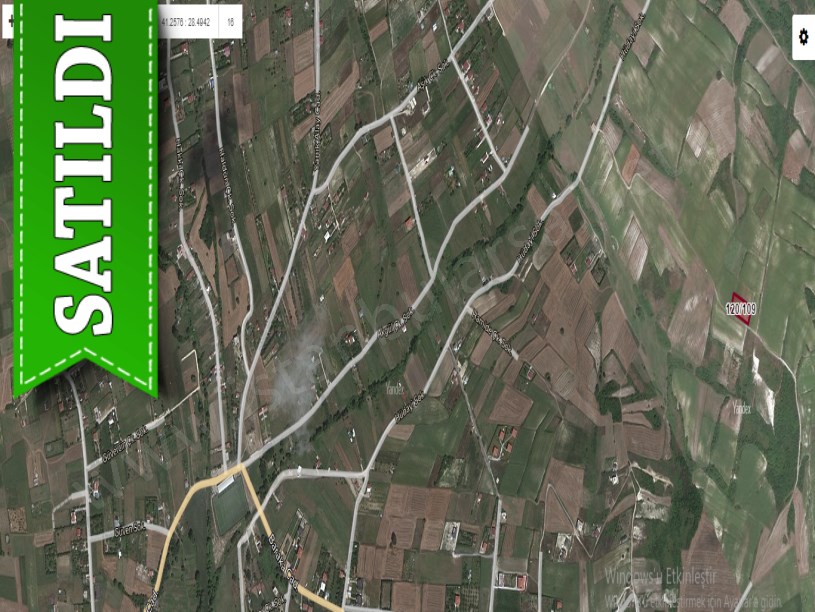 Çatalca Çanakça da Satılık Tarla , 1,611 M2 Müstakil 