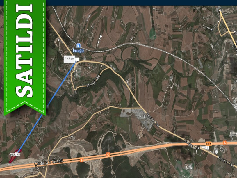 Çatalca İnceğizde Satılık Arsa , 500 m2 Hisseli 