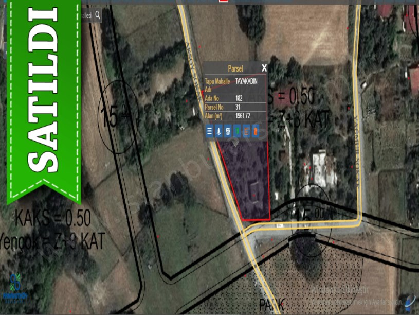 Arnavutköy Tayakadında Satılık Arsa , 653 M2 Çevrili